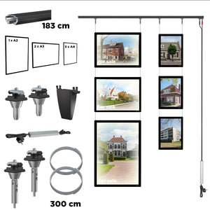 All-in-one set - 2x A3 panels + 1x A2 panel + 3x A4 panels